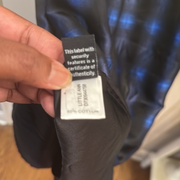 DVF Diane von Furstenberg “Little Anne” Blue Plaid Bustier Strapless Dress SZ 6 - Picture 7 of 8